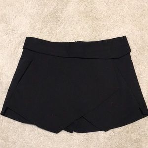 Zara asymmetrical skort.